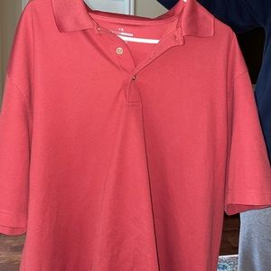 Salmon Colored Golf Polo. Size XXL. light material.